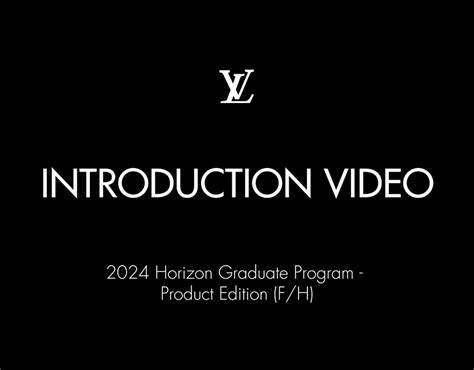 lvmh graduate program 2024|louis vuitton horizons program.